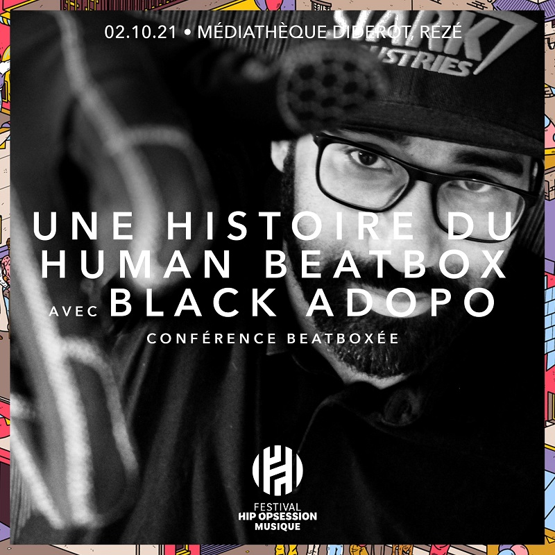 Portrait de Black Adopo par festival Hip Opsession