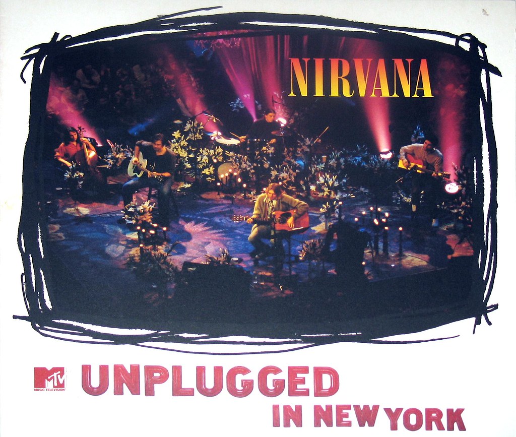 photo du concert de Nirvana unplugged in New York