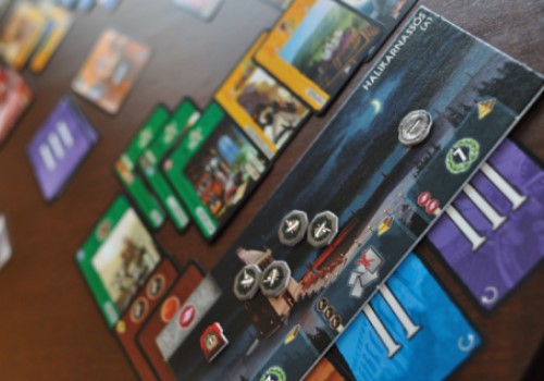 Carte et piosn du jeu 7 Wonders