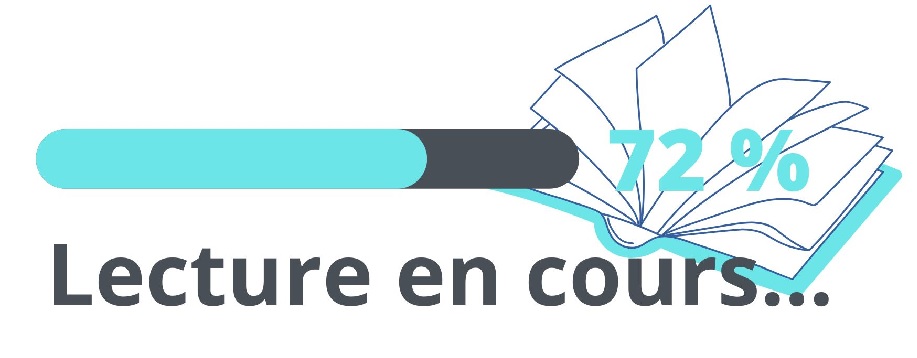 Barre de téléchargement et un livre