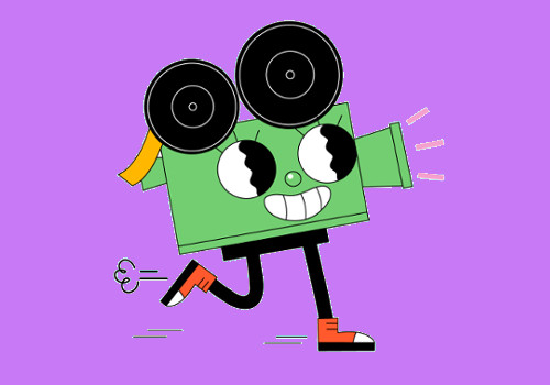 Dessin de projecteur coloré