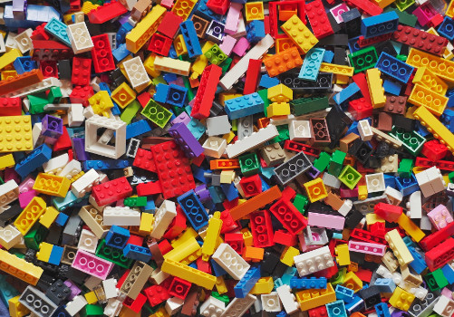 tas de briques de Lego