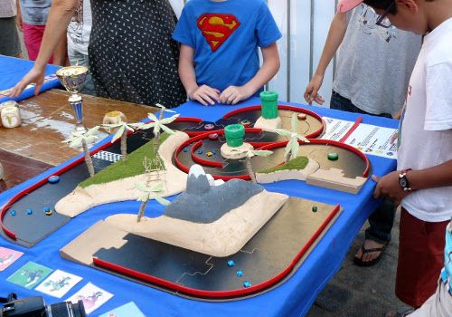 terrain de jeu sur table