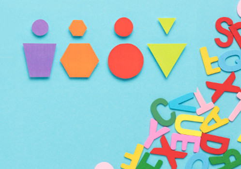 Formes géométriques et lettres