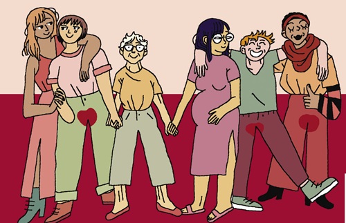 Femmes en groupe