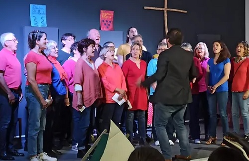 membres de la chorale des Vaches à Roulettes