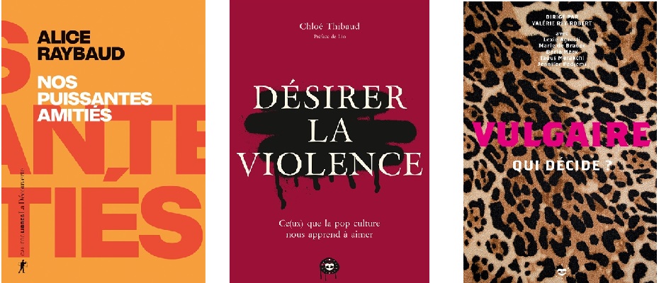 Couverture de trois livres 