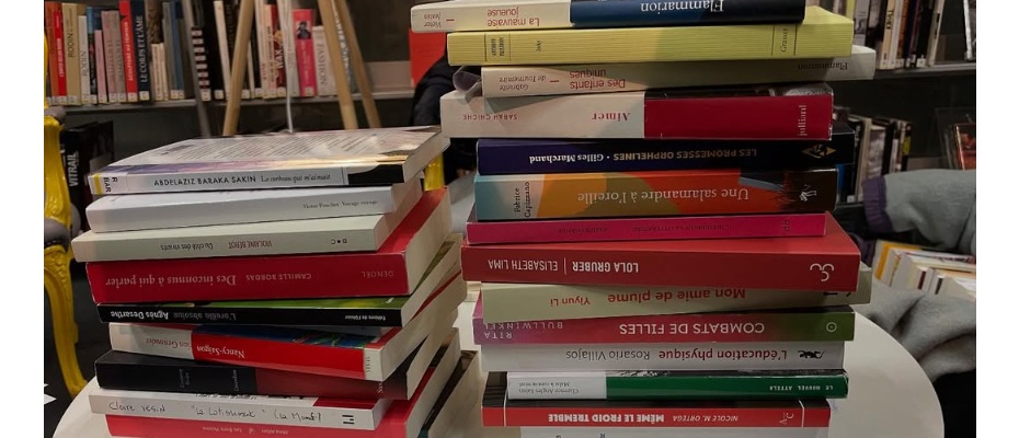 pile de livres de la rentrée 