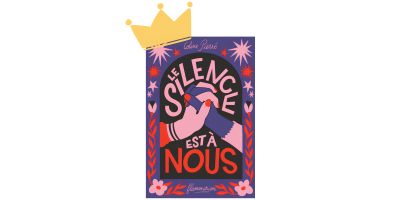 Couverture du livre de Coline Pierré avec couronne du vainqueur